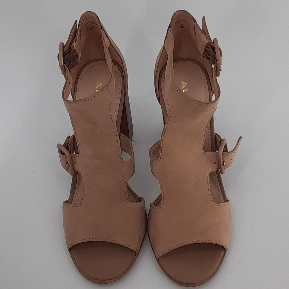 Aldo Tan Chunky Heels